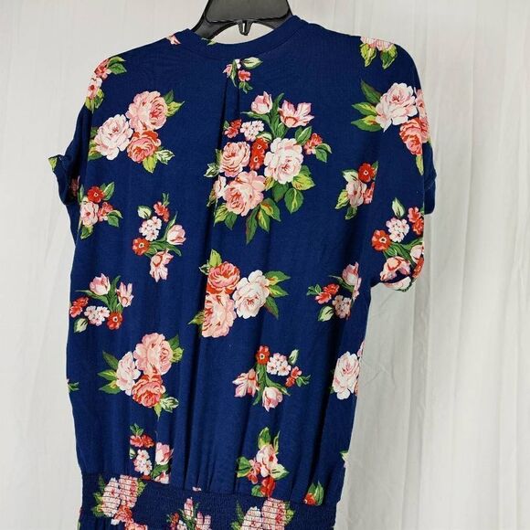 Matilda Jane Be Bold Floral Romper Navy Blue Brilliant Daydream Women's Size Sma - Picture 9 of 9